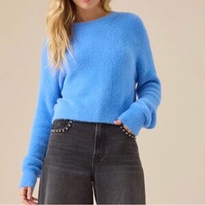 NWT Altar’d State Brynn eyelash cropped sweater, size XL/XXL